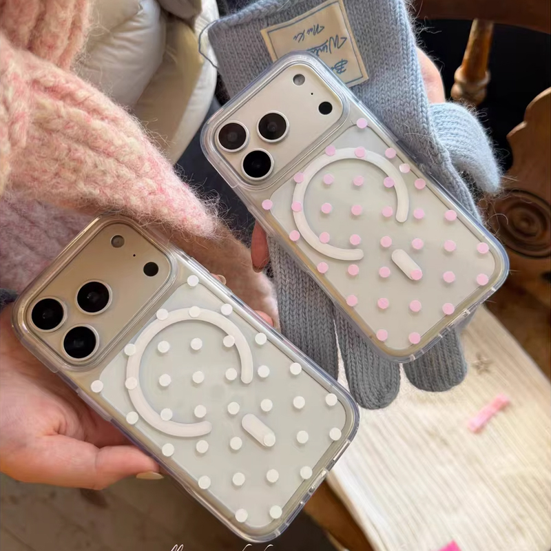 Korean Ins Polka Dots Y2K Girl - đánh giá và giá Phone Cases Cool Girl