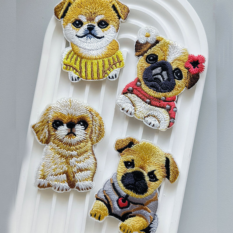 Cute Puppy Embroidery Patch Se - đánh giá và giá Phone Cases Eco Friendly