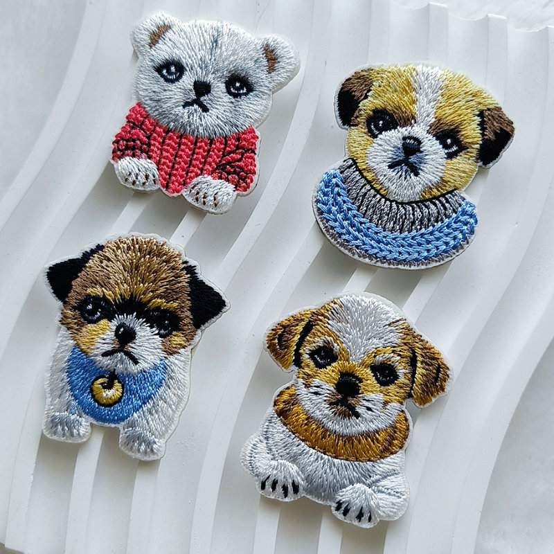 Cute Puppy Embroidery Patch Se - đánh giá và giá Phone Cases Eco Friendly