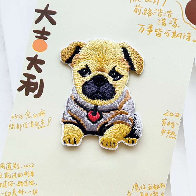 Cute Puppy Embroidery Patch Se - đánh giá và giá Phone Cases Eco Friendly