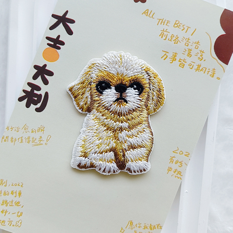 Cute Puppy Embroidery Patch Se - đánh giá và giá Phone Cases Eco Friendly