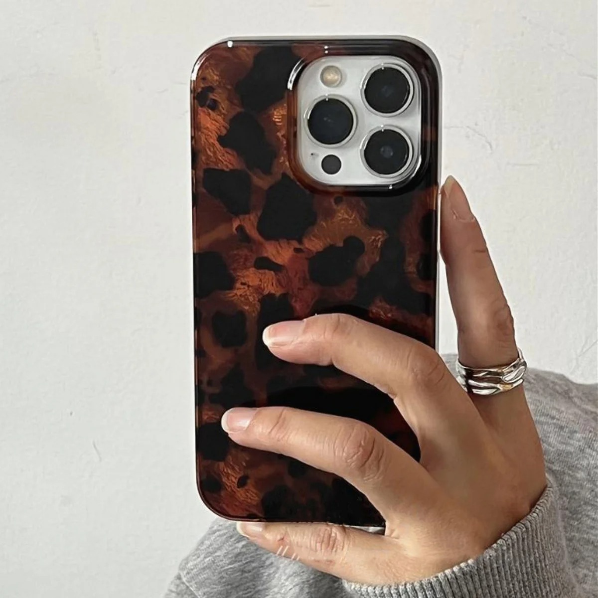 Retro Amber Texture Laser Phon - đánh giá và giá Phone Cases Popular