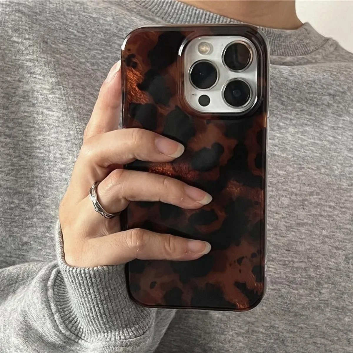 Retro Amber Texture Laser Phon - đánh giá và giá Phone Cases Popular