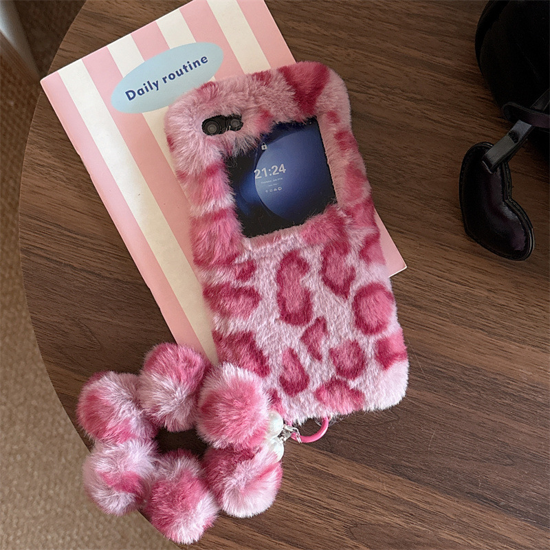 Fashion Leopard Print Fluffy P - đánh giá và giá Phone Cases With Loop