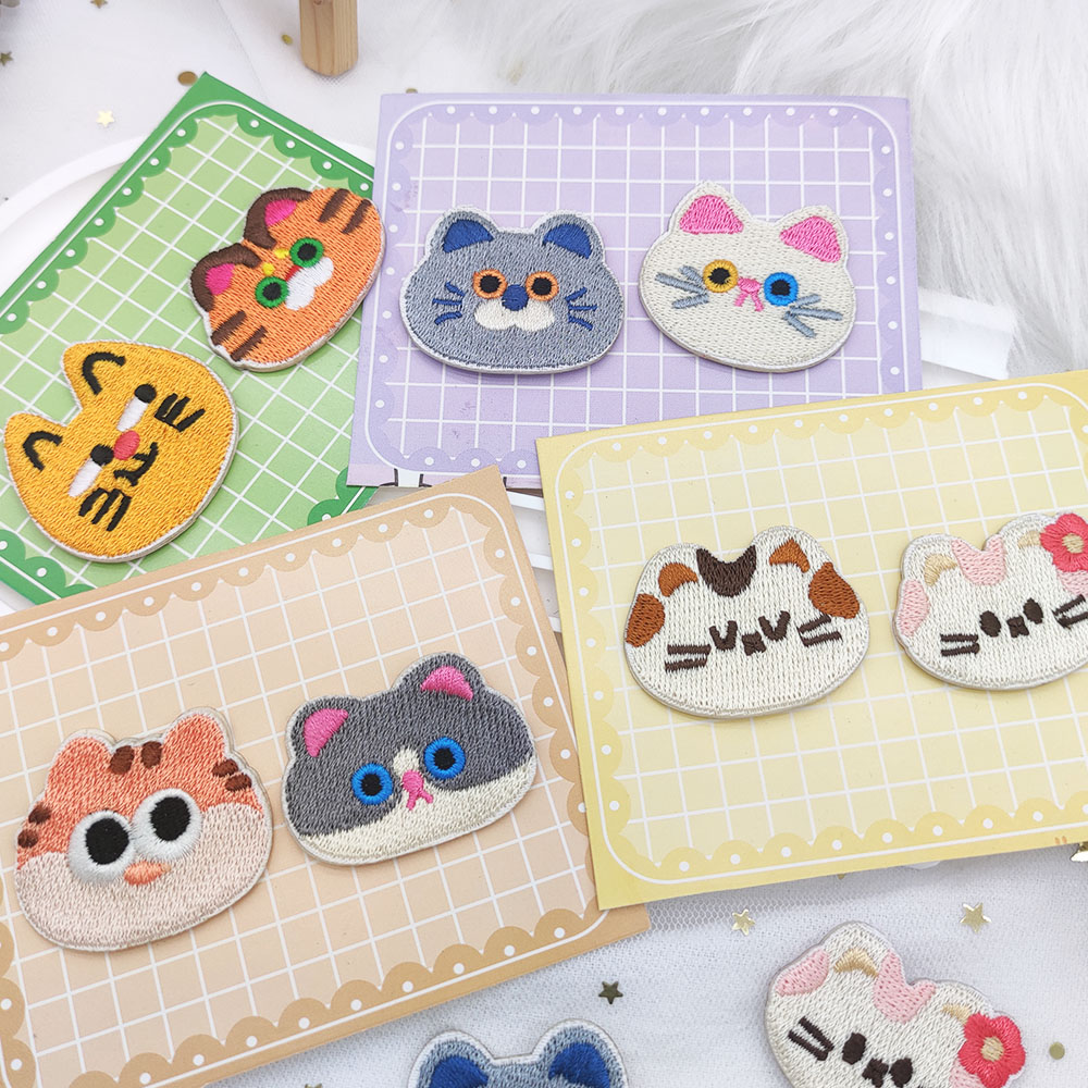 2pcs Cute Cat Head Self-adhesi - đánh giá và giá Phone Cases Eco Friendly