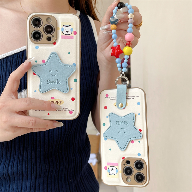 Color Polka Dot Cute Star Phon - đánh giá và giá Phone Cases With Loop