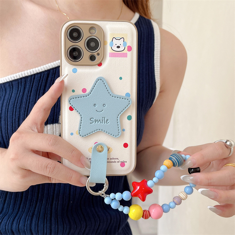 Color Polka Dot Cute Star Phon - đánh giá và giá Phone Cases With Loop