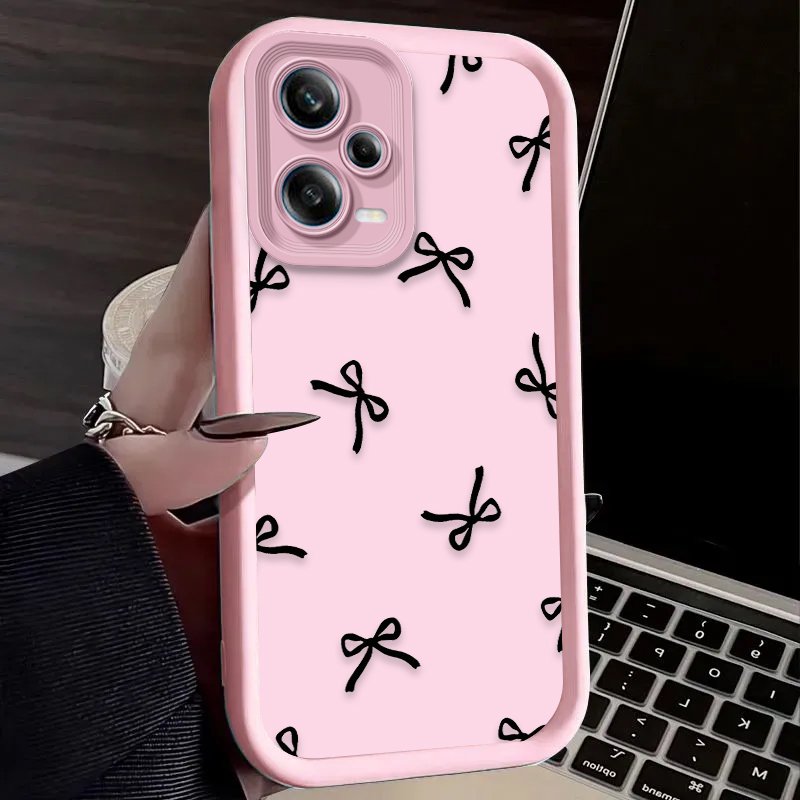 Black Love Heart Bowknot Phone - đánh giá và giá Phone Cases Xiaomi 14