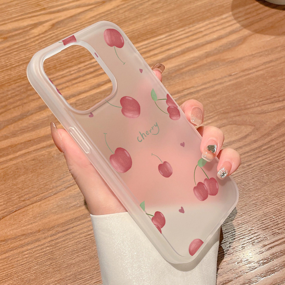 Cherry Phone Case Frosted For  - đánh giá và giá Phone Cases Popular