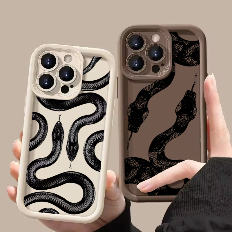Black Snake Print Phone Case F - đánh giá và giá Phone Cases Iphone 12