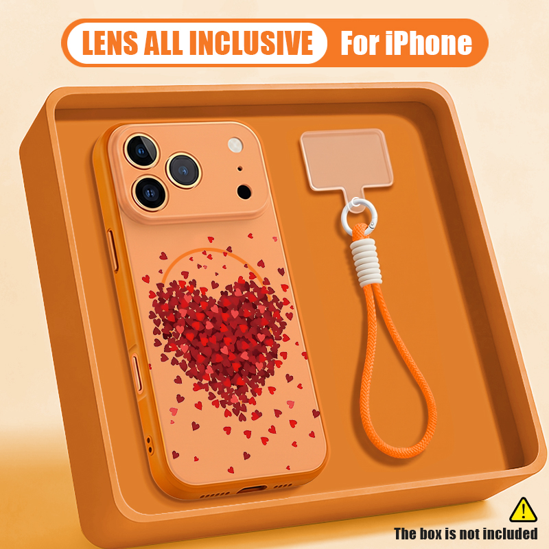 Love Heart Pattern Magnetic Ph - đánh giá và giá Phone Cases With Loop
