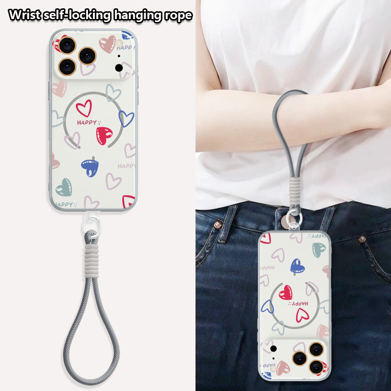 Love Heart Pattern Magnetic Ph - đánh giá và giá Phone Cases With Loop
